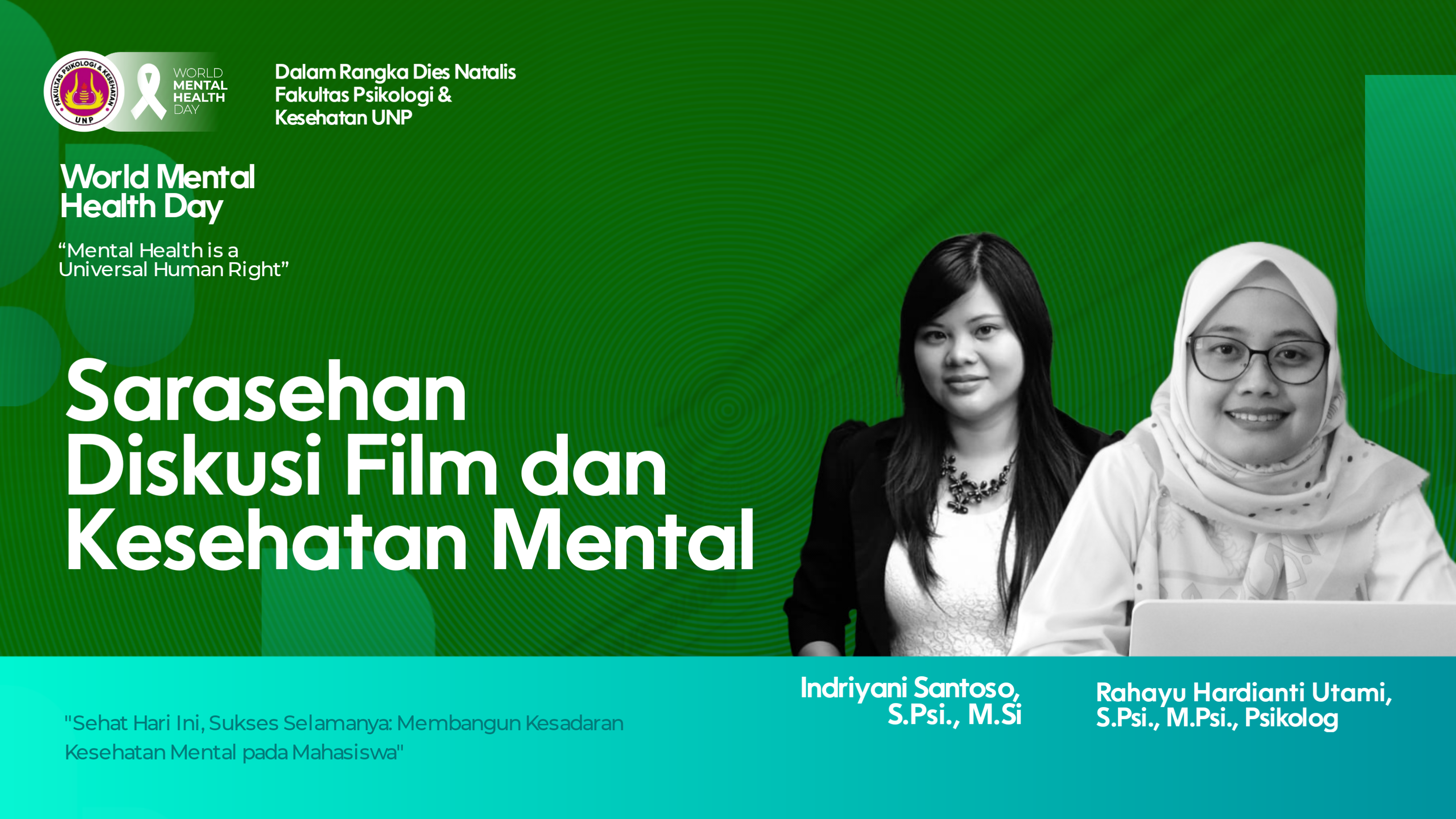 FPK Gelar Sarasehan DiskusiFIlm dan Kesehatan Mental Dalam Rangka Hari Kesehatan Mental Sedunia